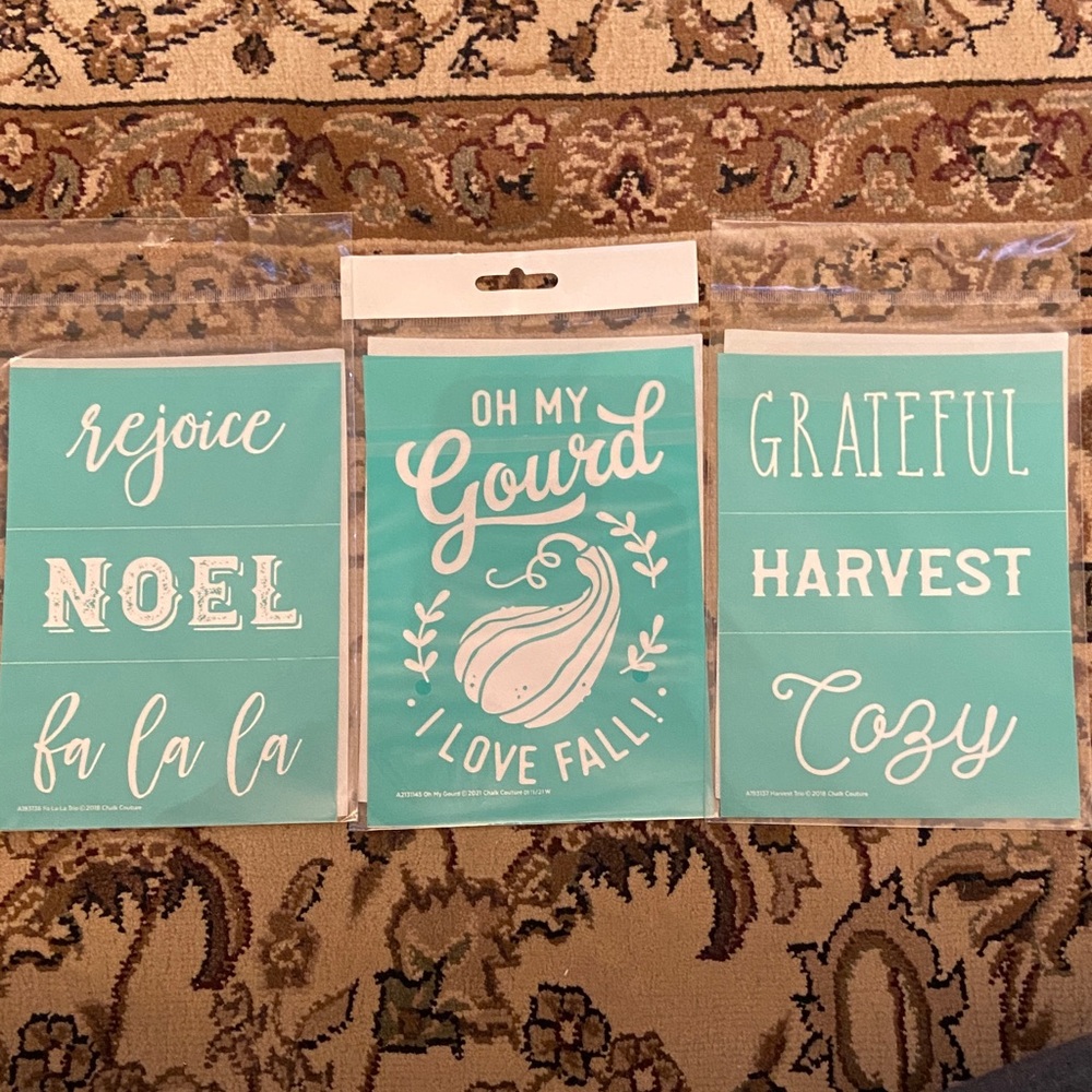 Chalk Couture Fall and Holiday Transfer Bundle
